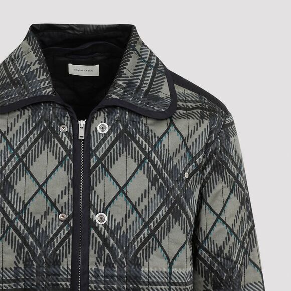 Craig Green Quilted Plaid Fade Jacket Men - Picture 3 of 4